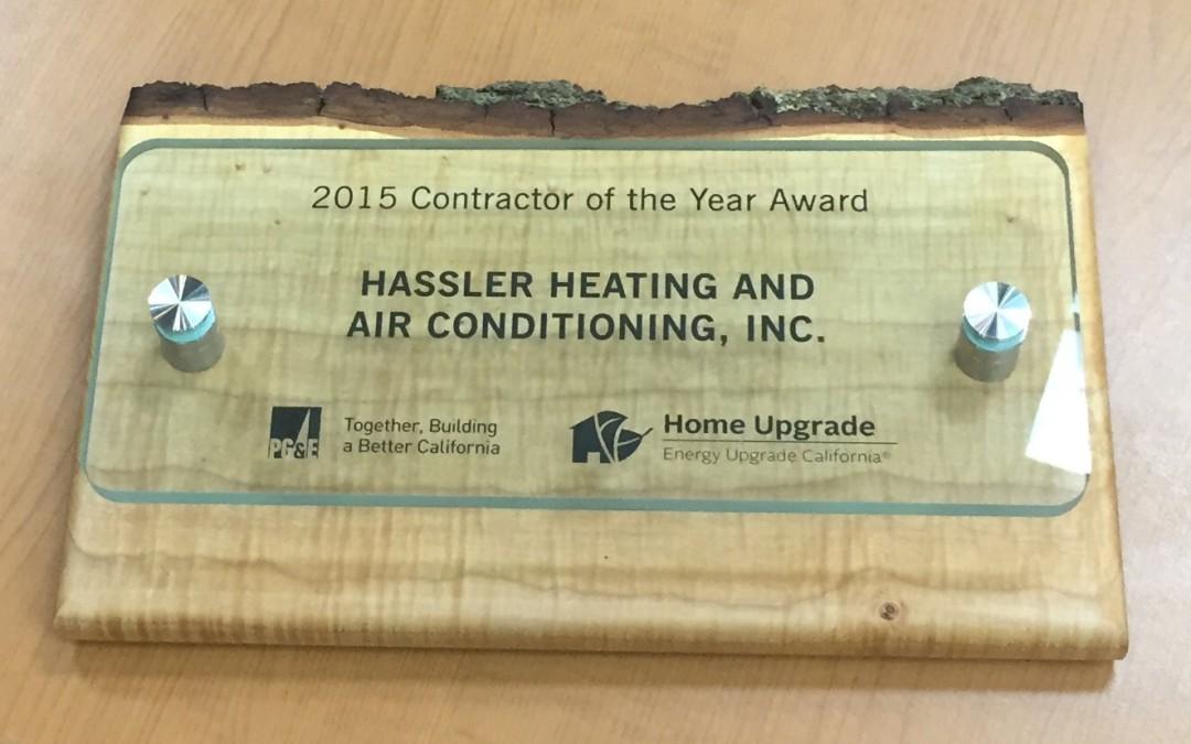 2015 PGE Contractor of the Year